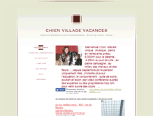 Tablet Screenshot of chienvillagevacances.com